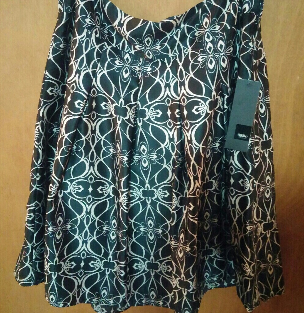 Polyester Pleated Skirt